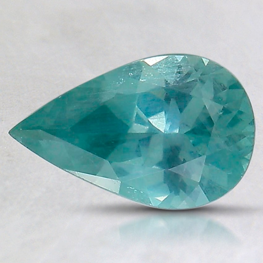 9.5x6mm Unheated Blue Pear Montana Sapphire