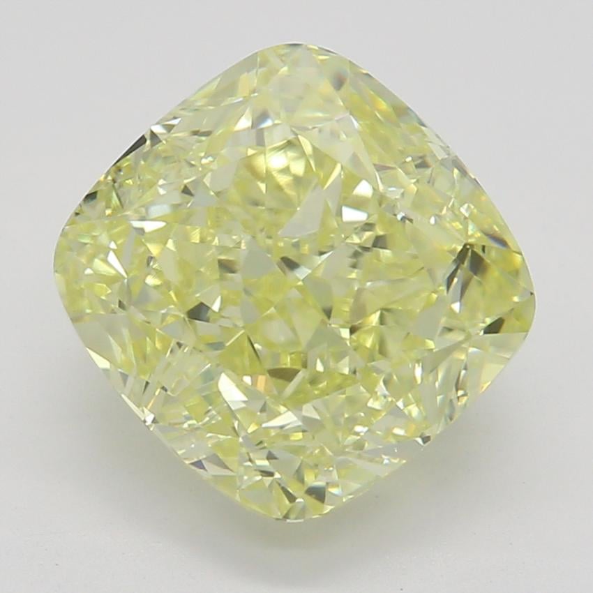 2.19 Ct. Fancy Yellow Cushion Diamond