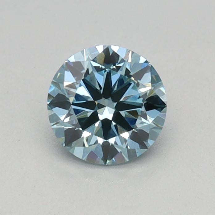 0.36 Ct. Fancy Vivid Blue Round Lab Grown Diamond