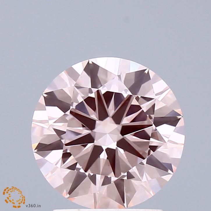 2.03 Ct. Fancy Intense Pink Round Lab Grown Diamond