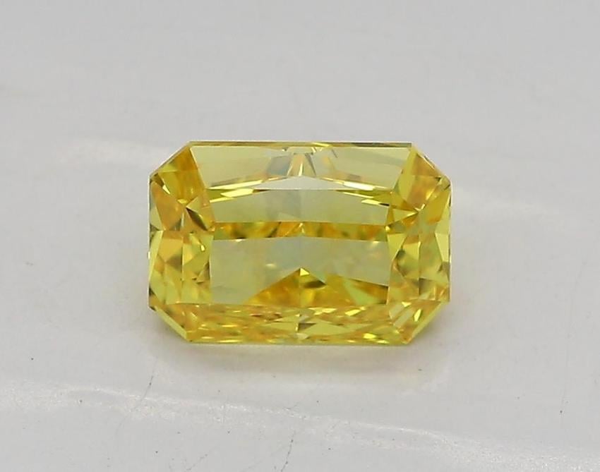1.04 Ct. Fancy Vivid Yellow Radiant Lab Grown Diamond
