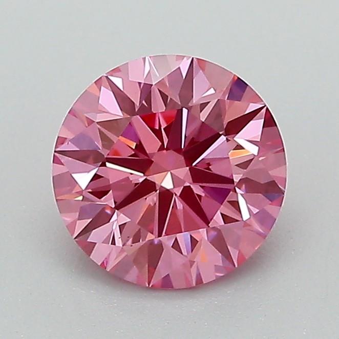 1.04 Ct. Fancy Vivid Pink Round Lab Grown Diamond