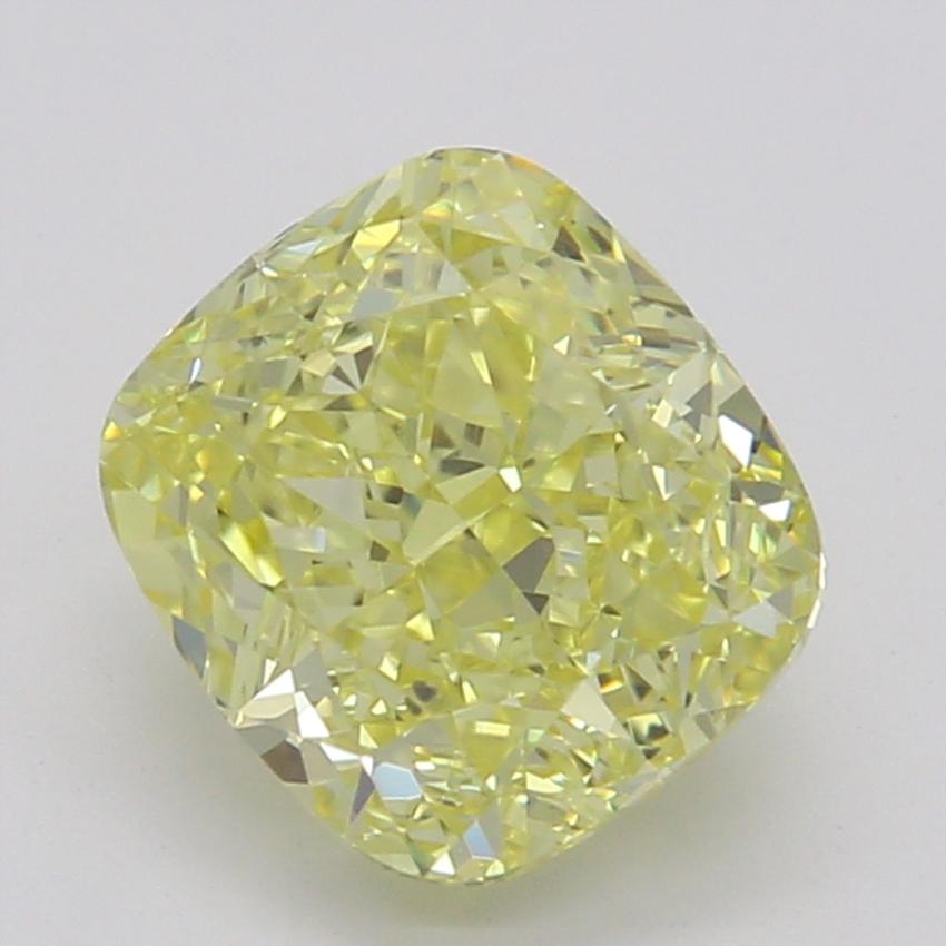 1.02 Ct. Fancy Intense Yellow Cushion Diamond