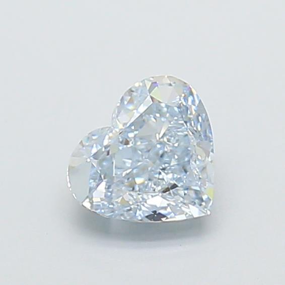 1.05 Ct. Light  Blue Heart Lab Grown Diamond