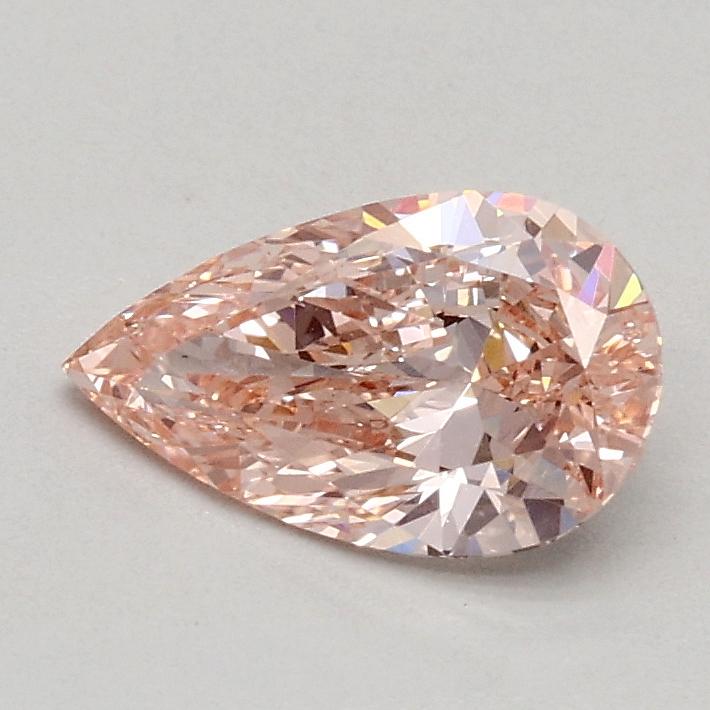 0.51 Ct. Fancy Intense Pink Pear Lab Grown Diamond