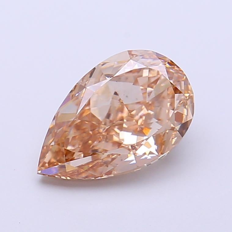 2.16 Ct. Fancy Light  Brown Pear Lab Grown Diamond