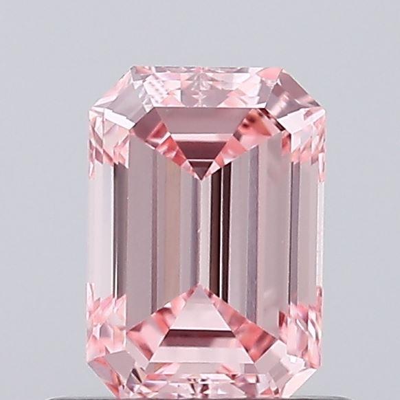 0.68 Ct. Fancy Intense  Pink Emerald Lab Grown Diamond