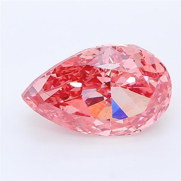 2.20 Ct. Fancy Vivid Pink Pear Lab Grown Diamond