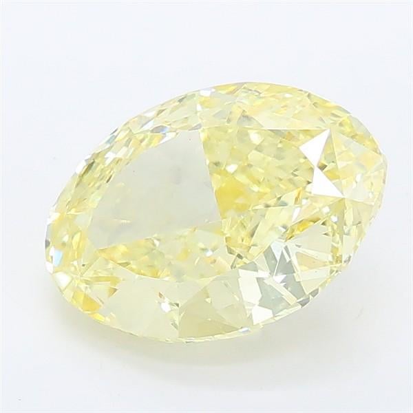 2.35 Ct. Fancy Intense Yellow Oval Lab Grown Diamond