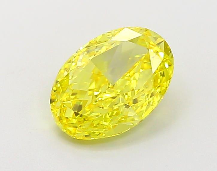1.51 Ct. Fancy Vivid Yellow Oval Lab Grown Diamond