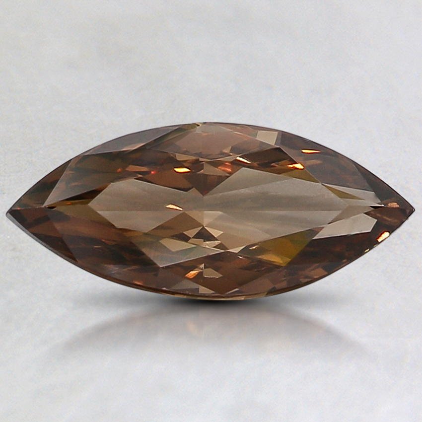1.03 Ct. Natural Fancy Dark Orangy Brown Marquise Diamond