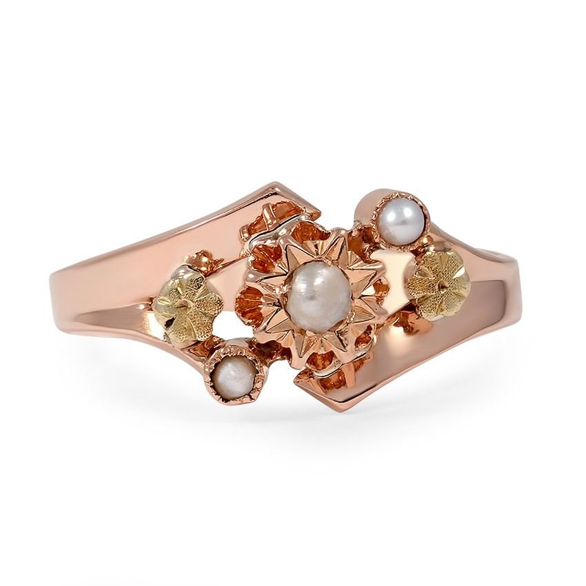 Victorian Pearl Vintage Ring