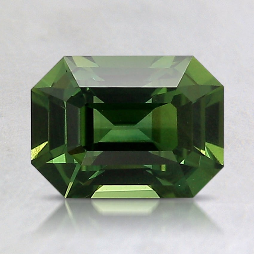 7.7x5.7mm Unheated Parti-Color Emerald Australian Sapphire
