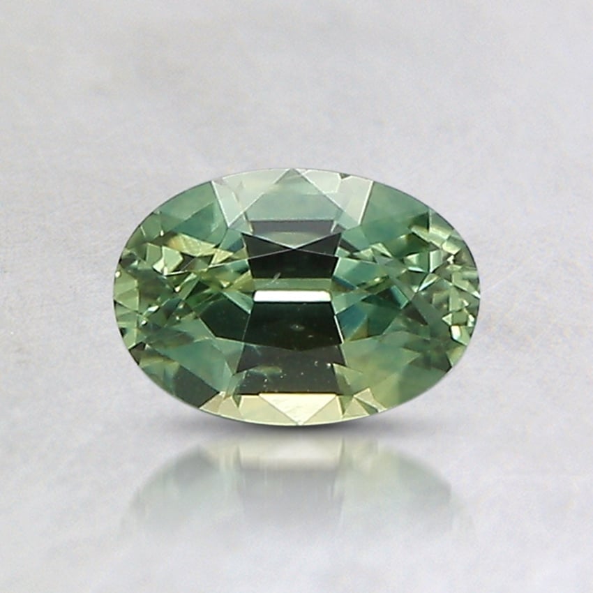 6.3x4.4mm Parti-Color Oval Montana Sapphire