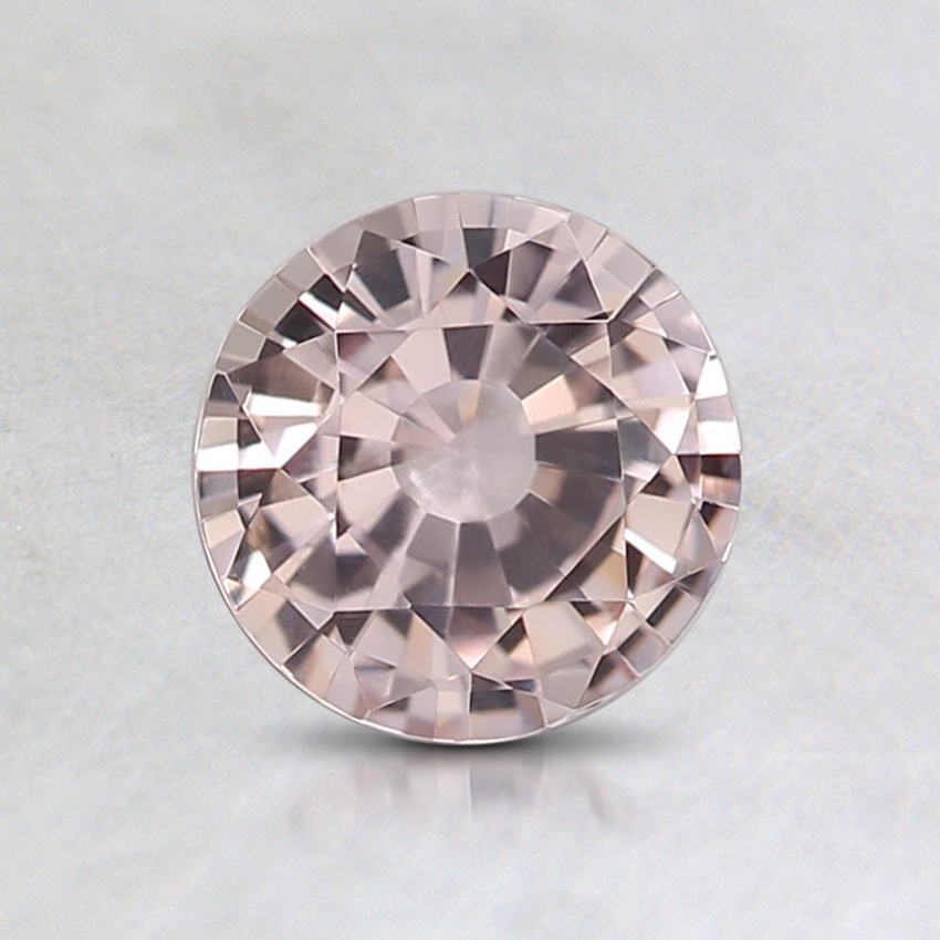 5.9mm Unheated Peach Round Sapphire