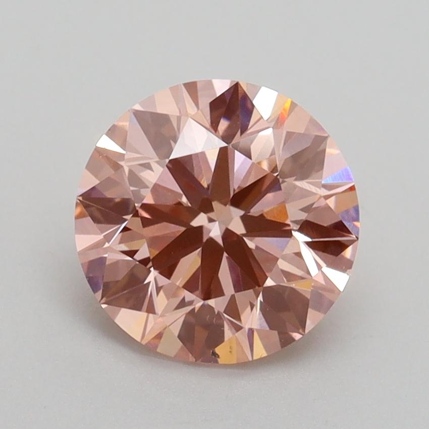 1.75 Ct. Fancy Intense Pink Round Lab Grown Diamond