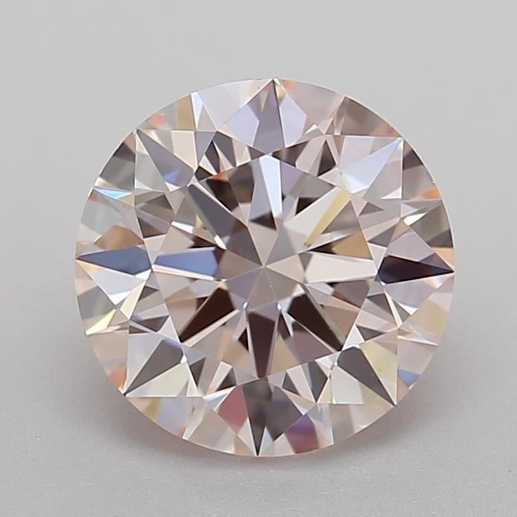 0.99 Ct. Fancy Light Pink Round Lab Grown Diamond
