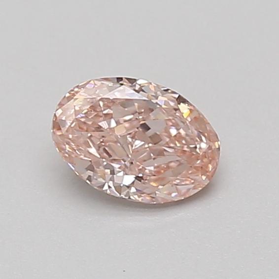 0.53 Ct. Fancy Intense Pink Oval Lab Grown Diamond