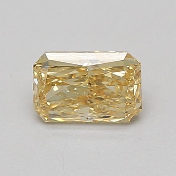0.61 Ct. Fancy Intense Yellow Radiant Lab Grown Diamond