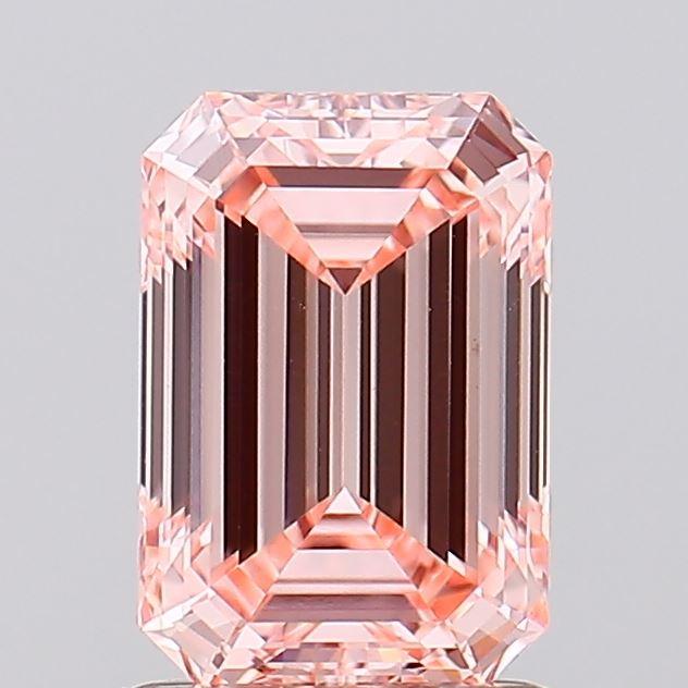 1.28 Ct. Fancy Intense Pink Emerald Lab Grown Diamond