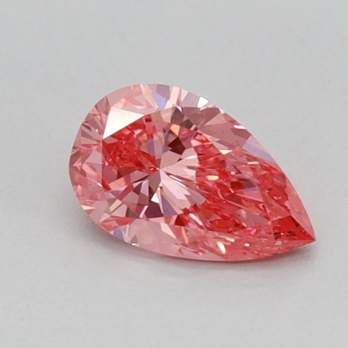 0.36 Ct. Fancy Vivid Pink Pear Lab Grown Diamond