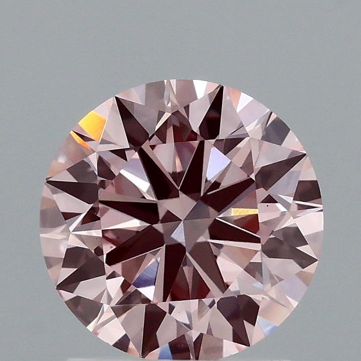 1.51 Ct. Fancy Intense Pink Round Lab Grown Diamond