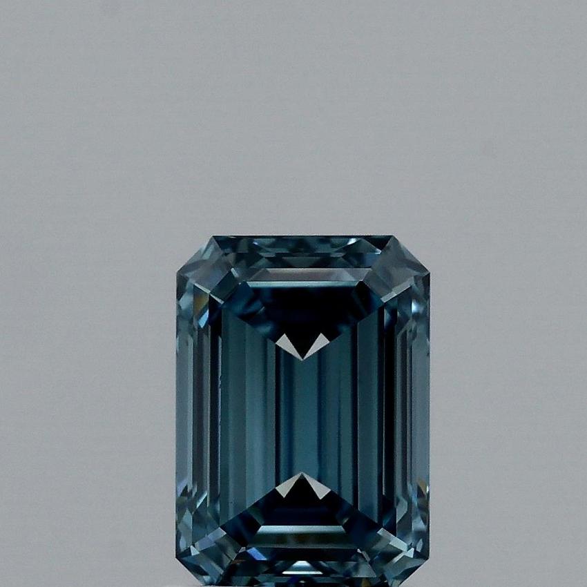 1.51 Ct. Fancy Vivid Blue Emerald Lab Grown Diamond