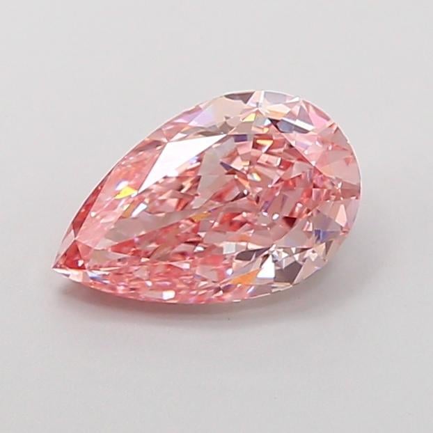 2.10 Ct. Fancy Vivid Pink Pear Lab Grown Diamond