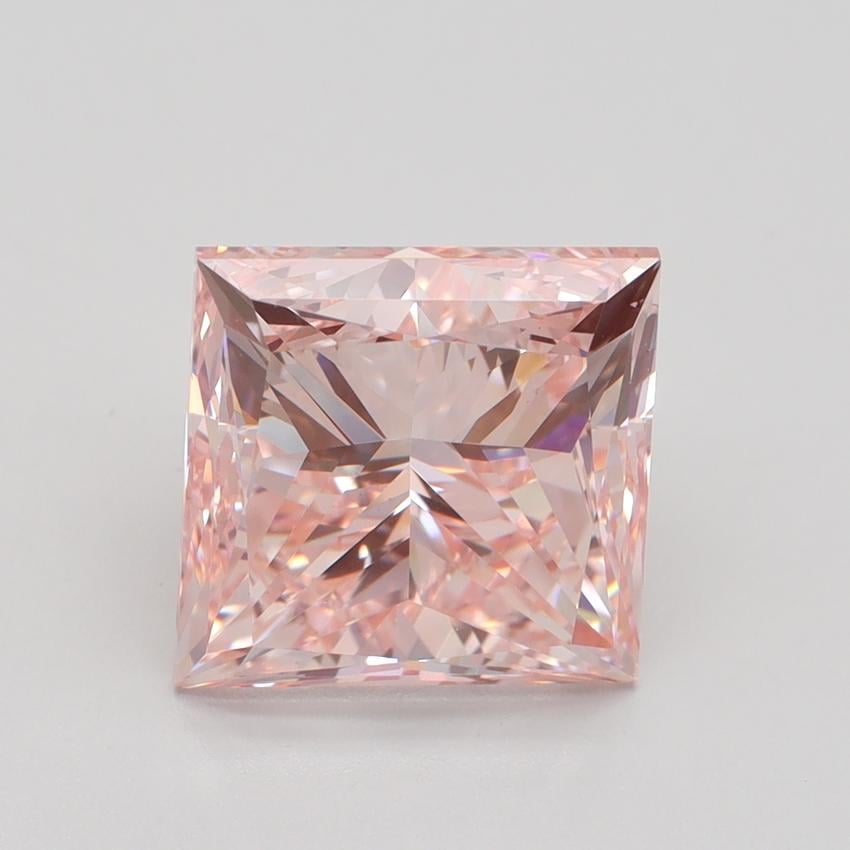 5.00 Ct. Fancy Intense Pink Princess Lab Grown Diamond