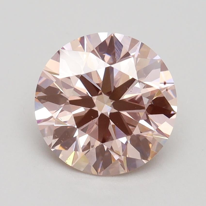 2.00 Ct. Fancy Light Pink Round Lab Grown Diamond