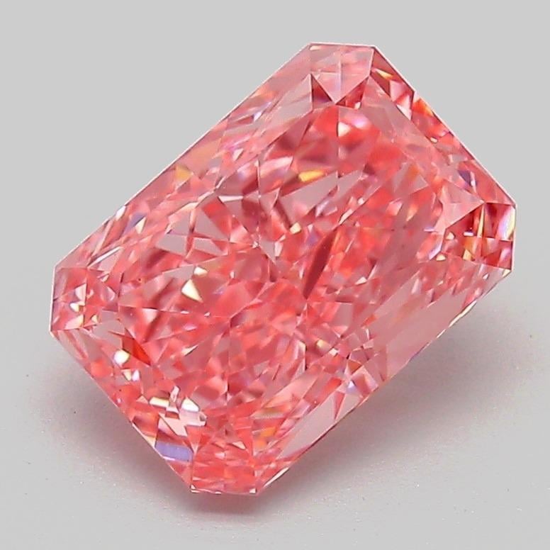 2.09 Ct. Fancy Vivid Pink Radiant Lab Grown Diamond