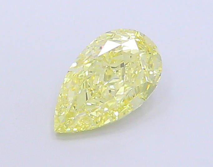 2.46 Ct. Fancy Intense Yellow Pear Lab Grown Diamond