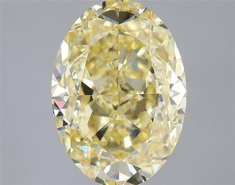 3.60 Ct. Fancy  Yellow Oval Lab Grown Diamond