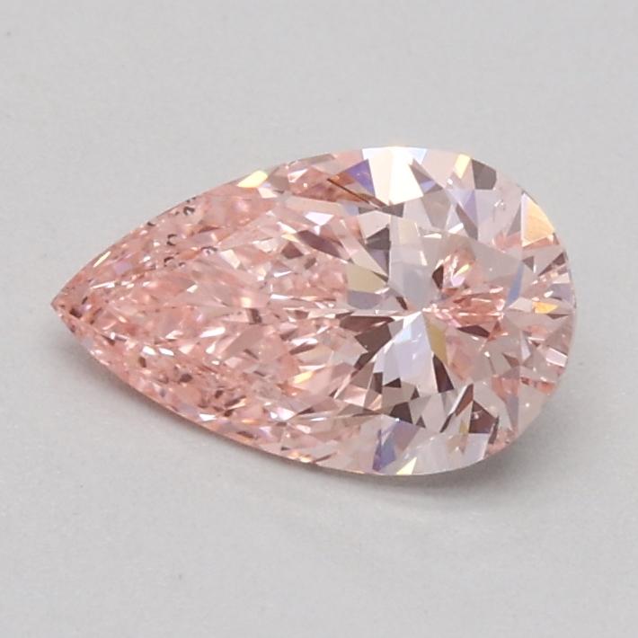 0.53 Ct. Fancy Intense Pink Pear Lab Grown Diamond