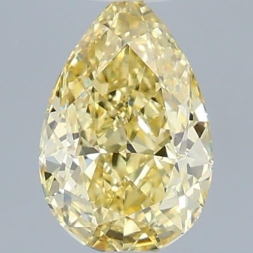 1.02 Ct. Fancy Intense Yellow Pear Lab Grown Diamond