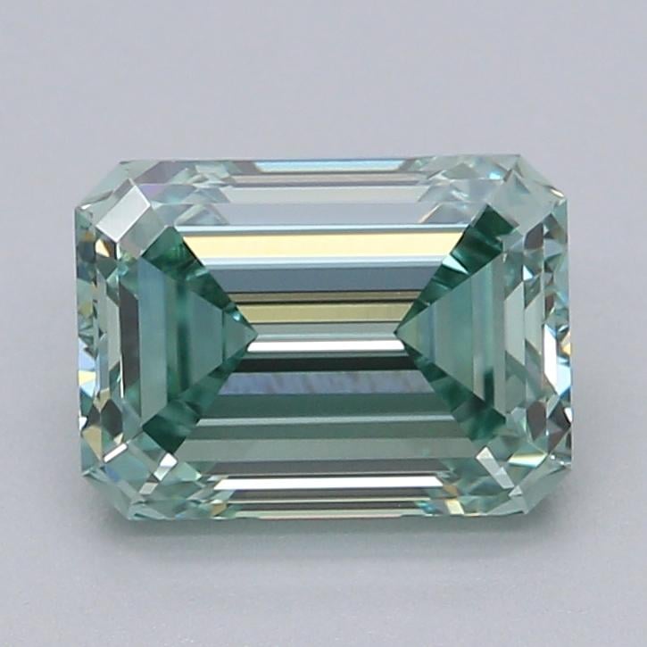 1.04 Ct. Fancy Vivid Green Emerald Lab Grown Diamond