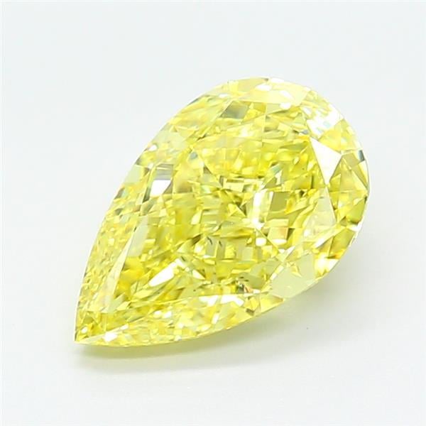 3.50 Ct. Fancy Intense Yellow Pear Lab Grown Diamond