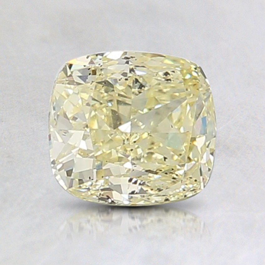 1.37 Ct. Fancy Yellow Cushion Diamond