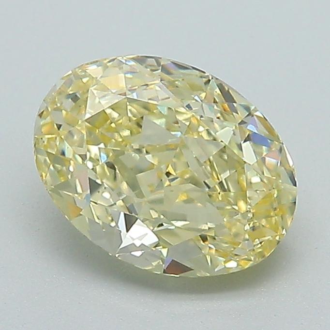 1.45 Ct. Fancy Intense Yellow Oval Lab Grown Diamond