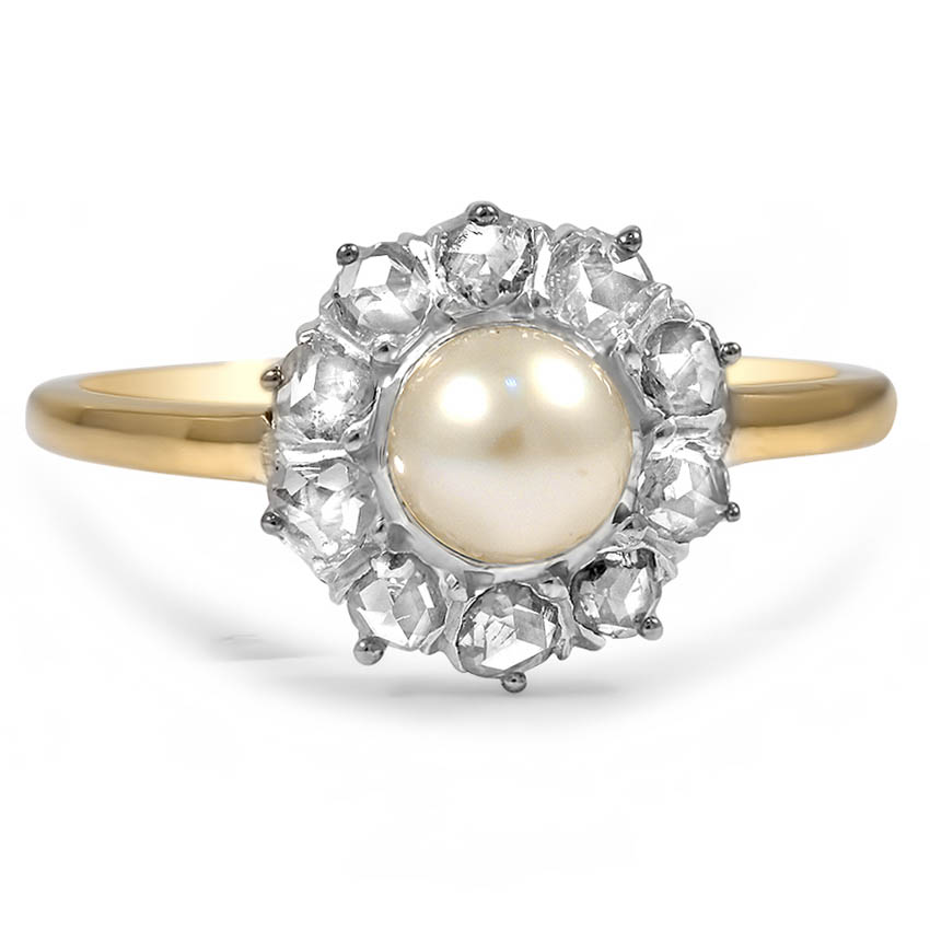 Edwardian Pearl Vintage Ring
