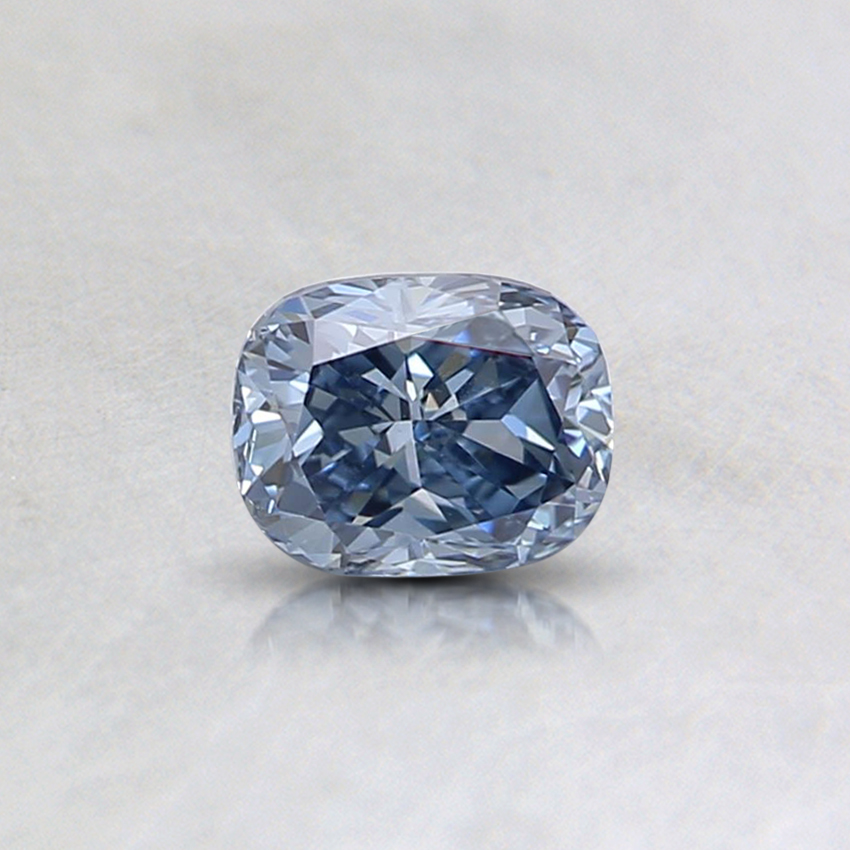 0.33 Ct. Fancy Blue Cushion Lab Grown Diamond