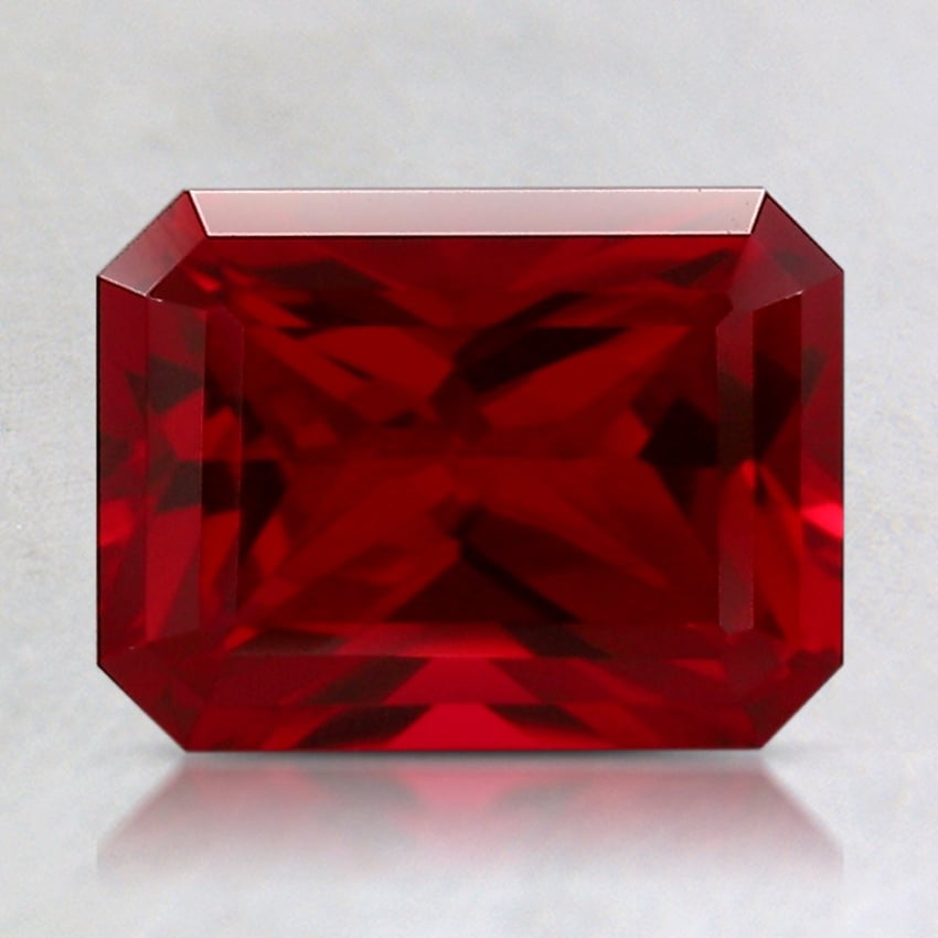 8.1x6.1mm Radiant Lab Grown Ruby