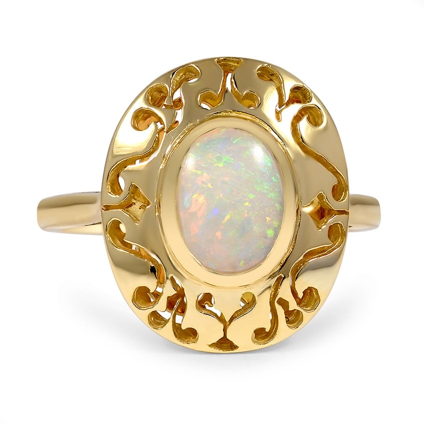 Retro Opal Vintage Ring