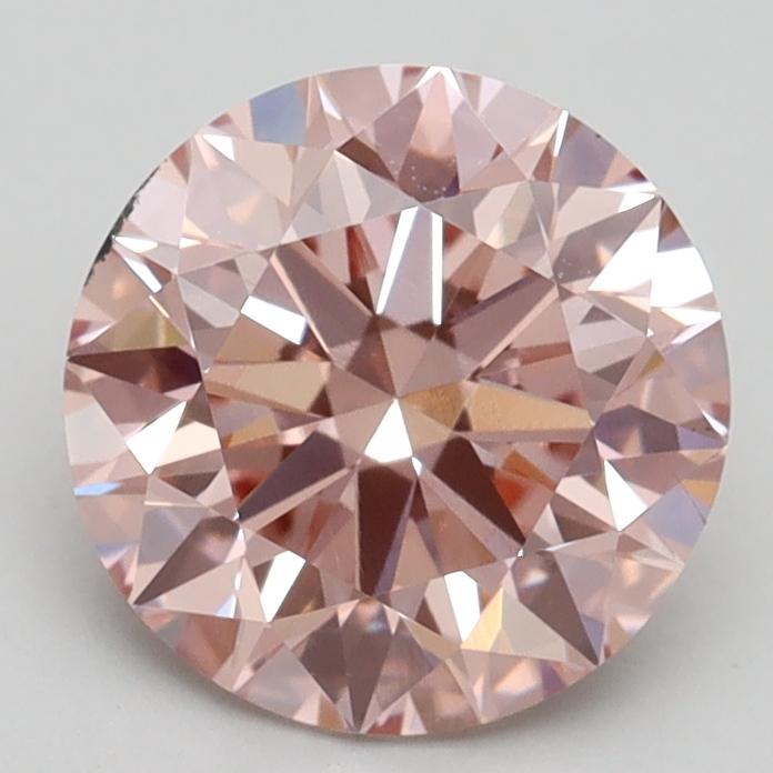 2.01 Ct. Fancy Intense Pink Round Lab Grown Diamond