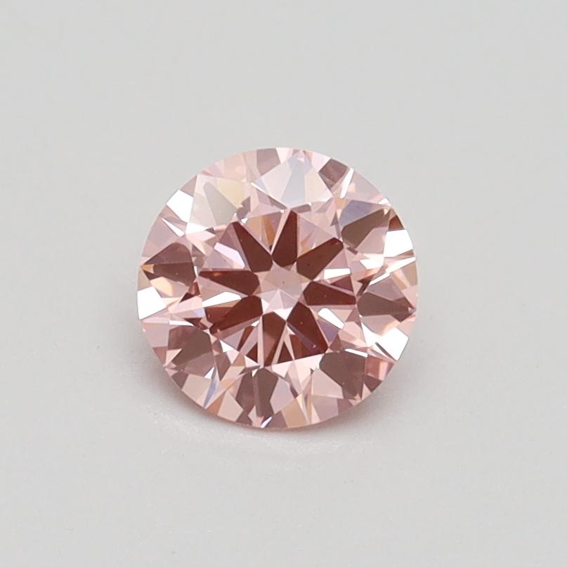 0.55 Ct. Fancy Vivid Pink Round Lab Grown Diamond
