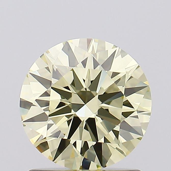 1.06 Ct. Fancy Light Yellow Round Lab Grown Diamond