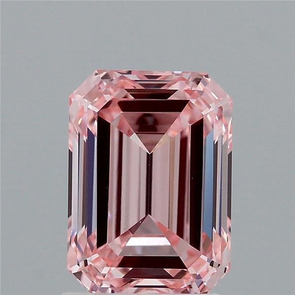2.10 Ct. Fancy Vivid Pink Emerald Lab Grown Diamond