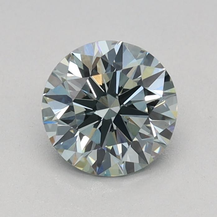 0.52 Ct. Fancy Intense Green Round Lab Grown Diamond
