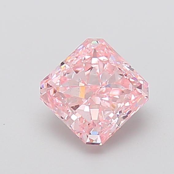 1.50 Ct. Fancy Intense  Pink Radiant Lab Grown Diamond
