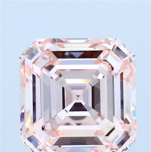 5.00 Ct. Fancy Pink Asscher Lab Grown Diamond